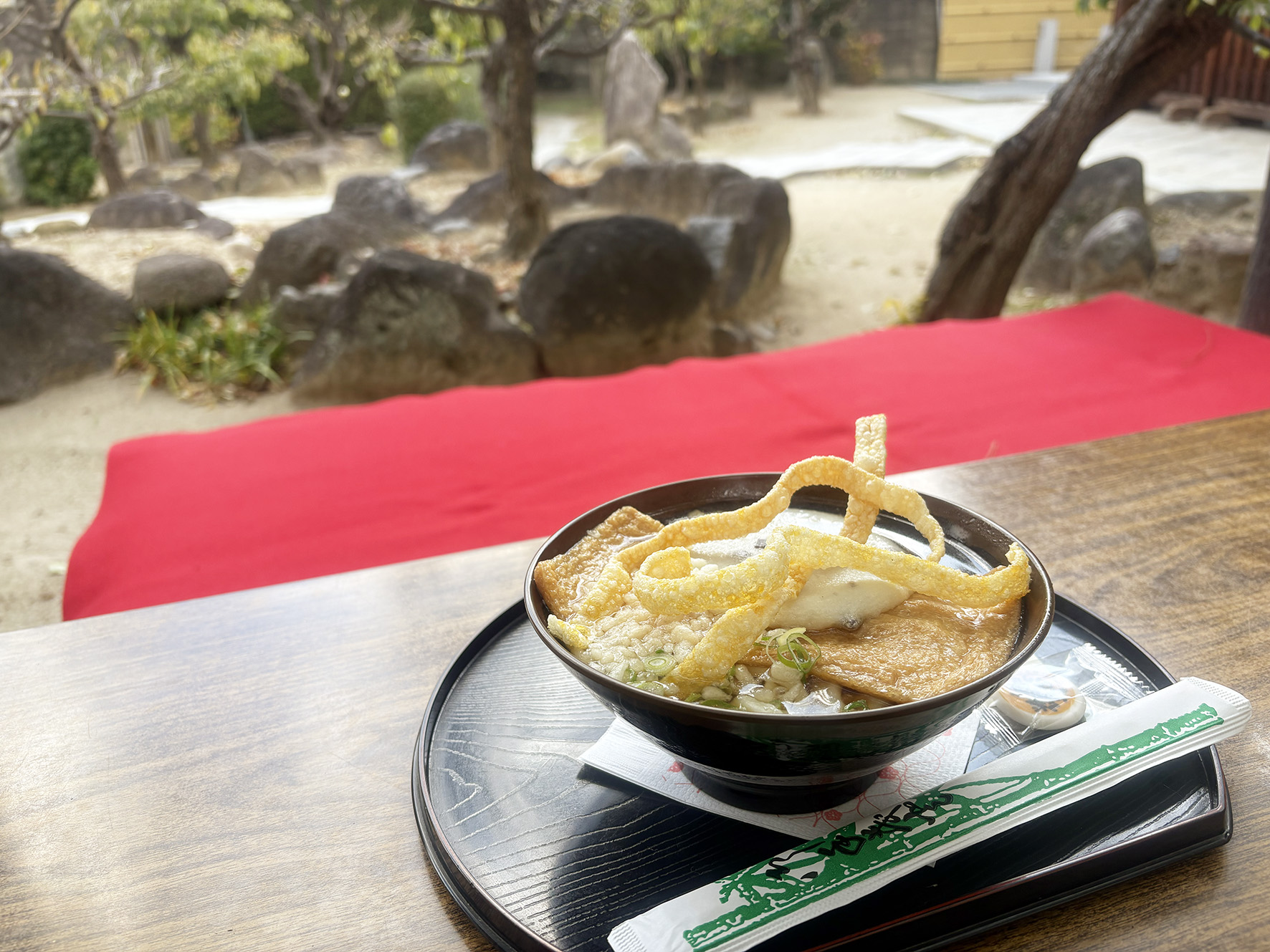 大阪天満宮・合格祈願すべらんうどん
