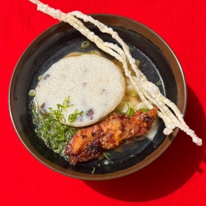 天神唐揚げうどん