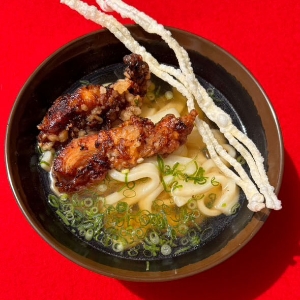 唐揚げうどん